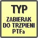 Piktogram - Typ: PTF